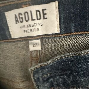Four pairs of Agolde jeans size 27